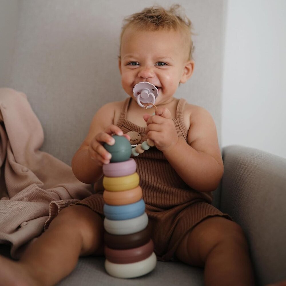 Stacking Rings Toy | Made in Denmark Rustic - Picture 4 of 9